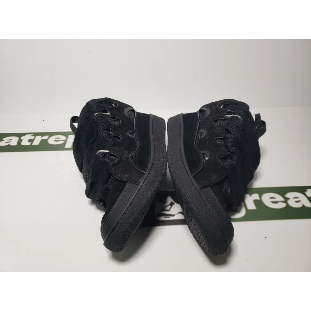 Flash sale | PKGoden Lanvin Leather Curb Triple Black