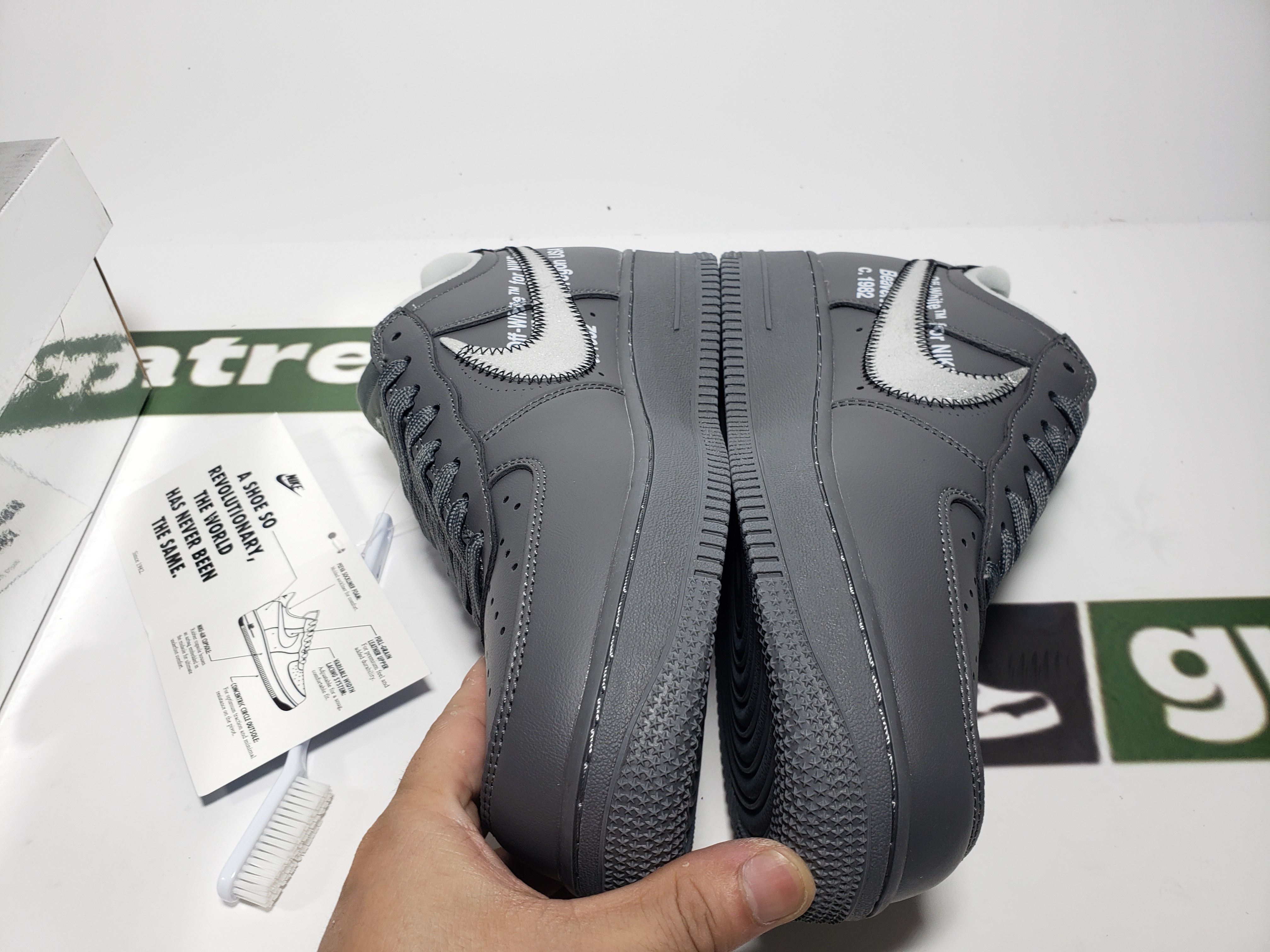 Replica Air Force 1 Low Off-White Ghost Grey