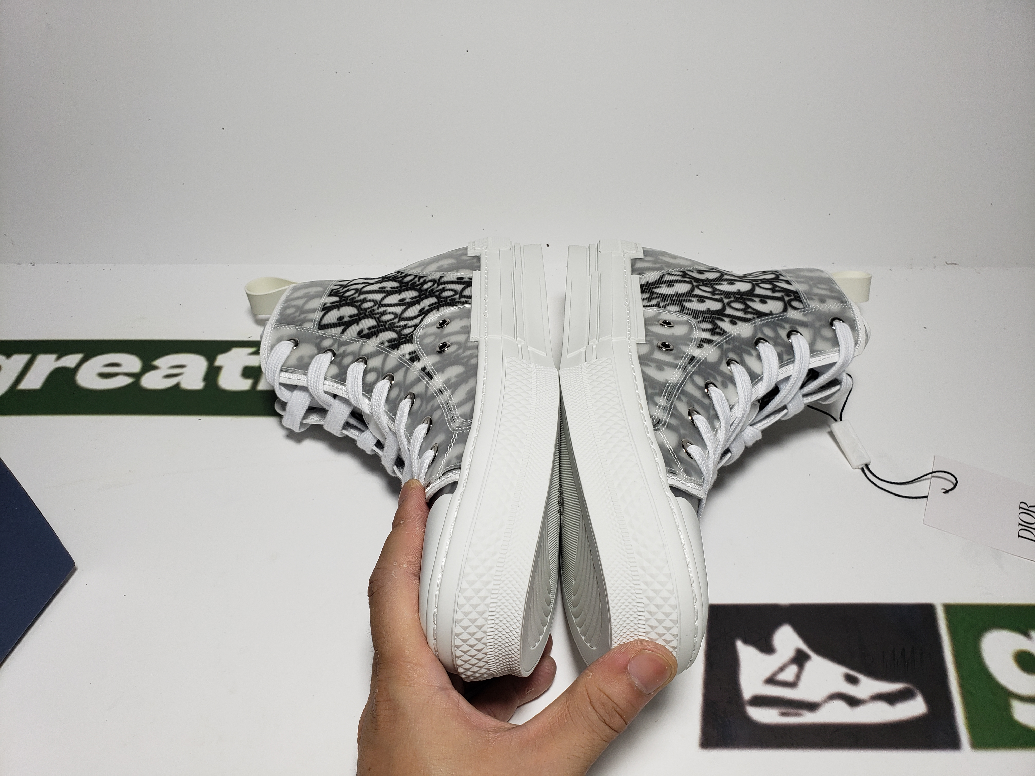 Replica Replica Dior B23 High Top Logo Oblique,3SH118YJP_H069 / 3SH118YJPT00480H069