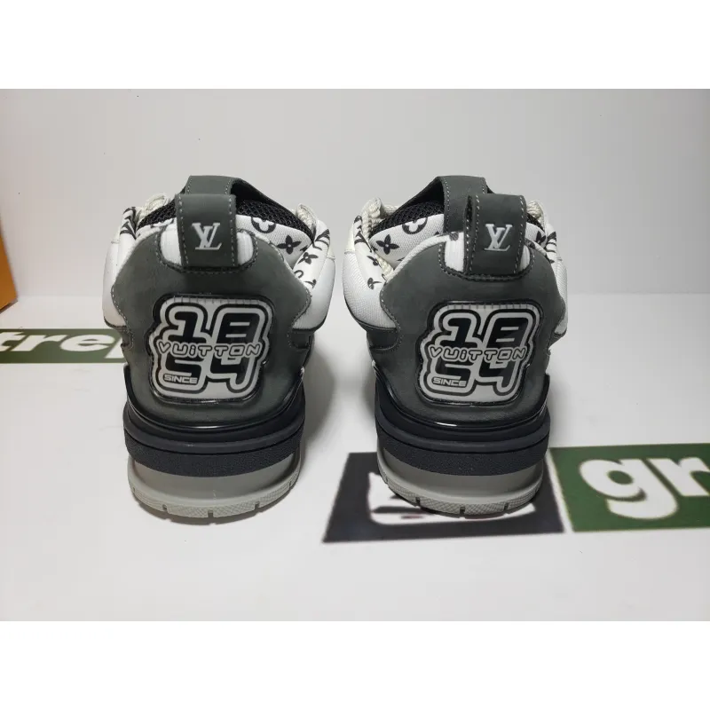Replica Louis Vuitton LV Skate Sneaker Grey White