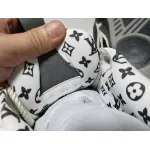 Replica Louis Vuitton LV Skate Sneaker Grey White