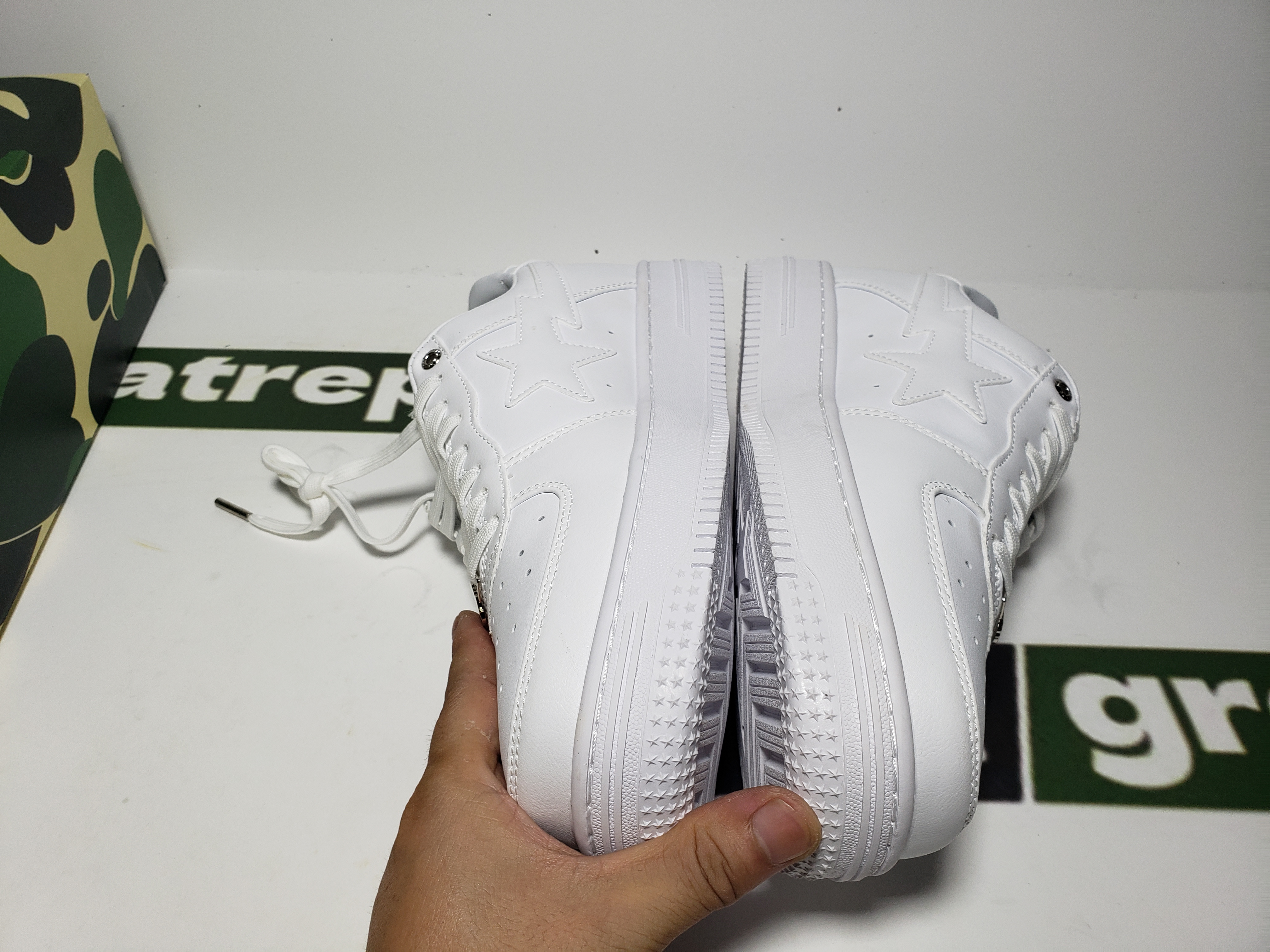 G5 A Bathing Ape Bape Sta Low White, 1H70-191-006