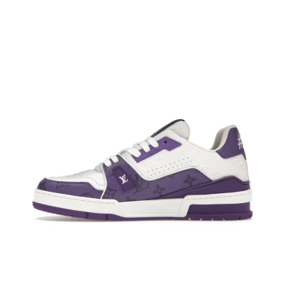Replica Louis Vuitton Trainer Monogram Purple 01