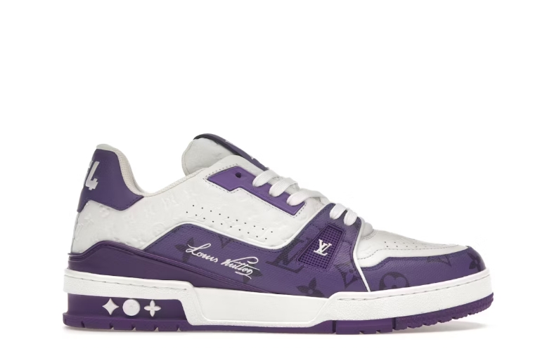 Replica Louis Vuitton Trainer Monogram Purple