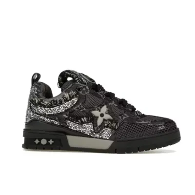 Louis Vuitton Skate Trainer Black Swarovski Monogran 02