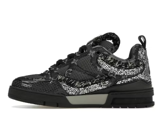 Louis Vuitton Skate Trainer Black Swarovski Monogran