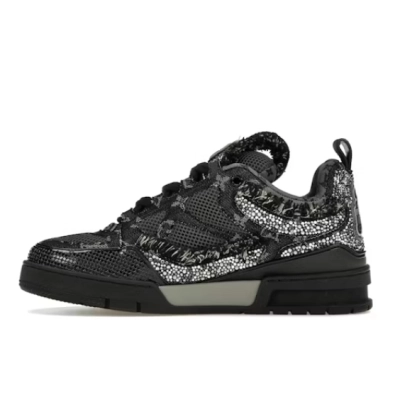 Louis Vuitton Skate Trainer Black Swarovski Monogran 01