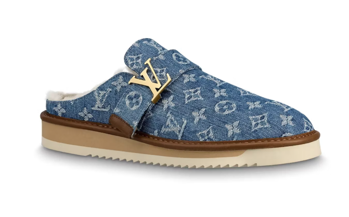 Replica Louis Vuitton Cosy Mule Monogram Denim