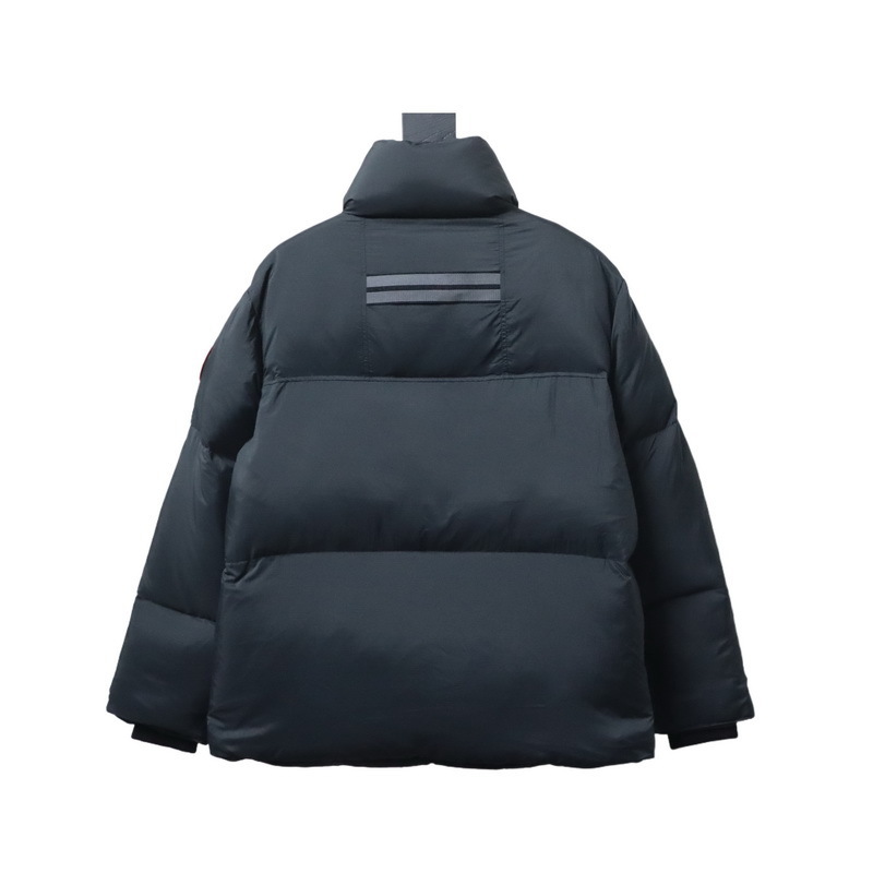 Canada Goose Stand Collar Large Plaid Down Jacket