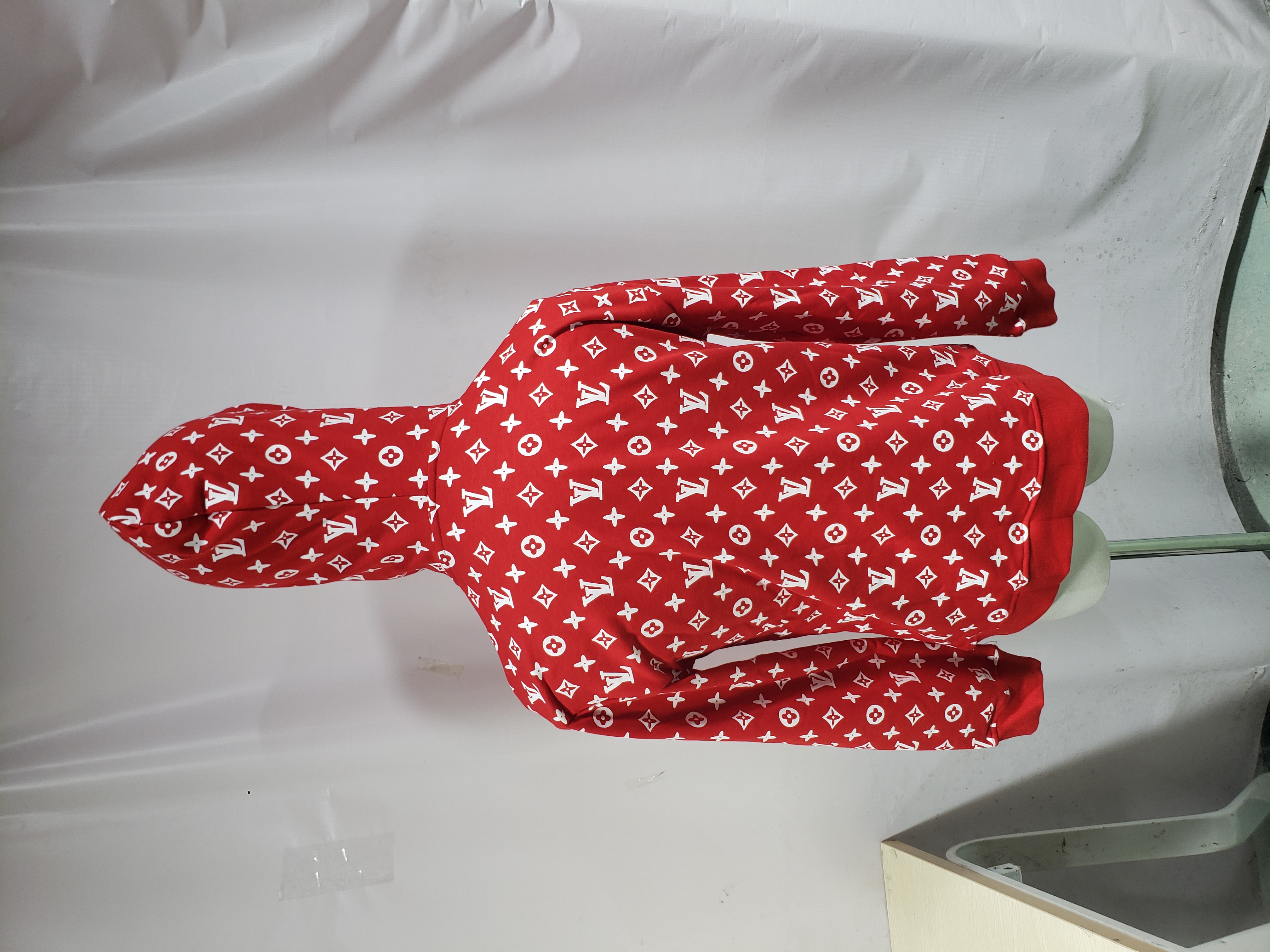 Louis Vuitton joint SUP full print red Hoodie