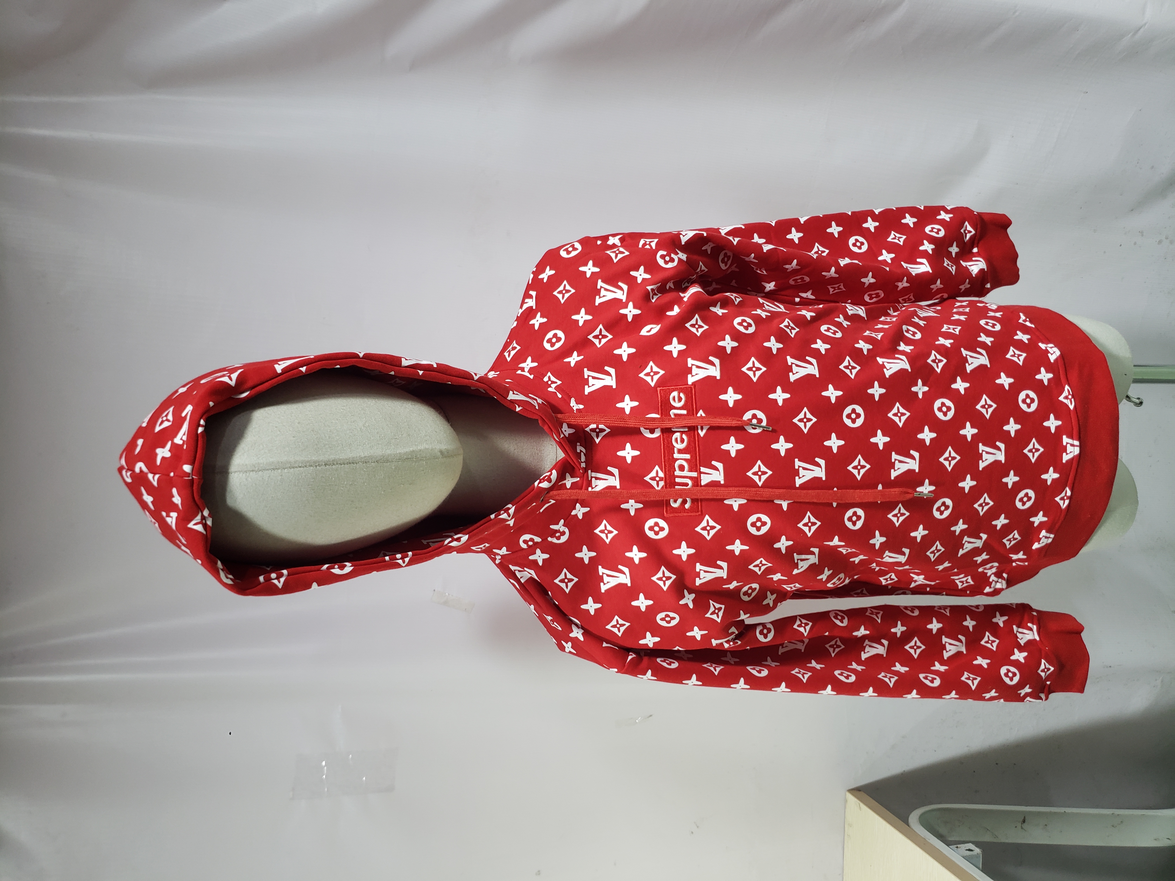 Louis Vuitton joint SUP full print red Hoodie