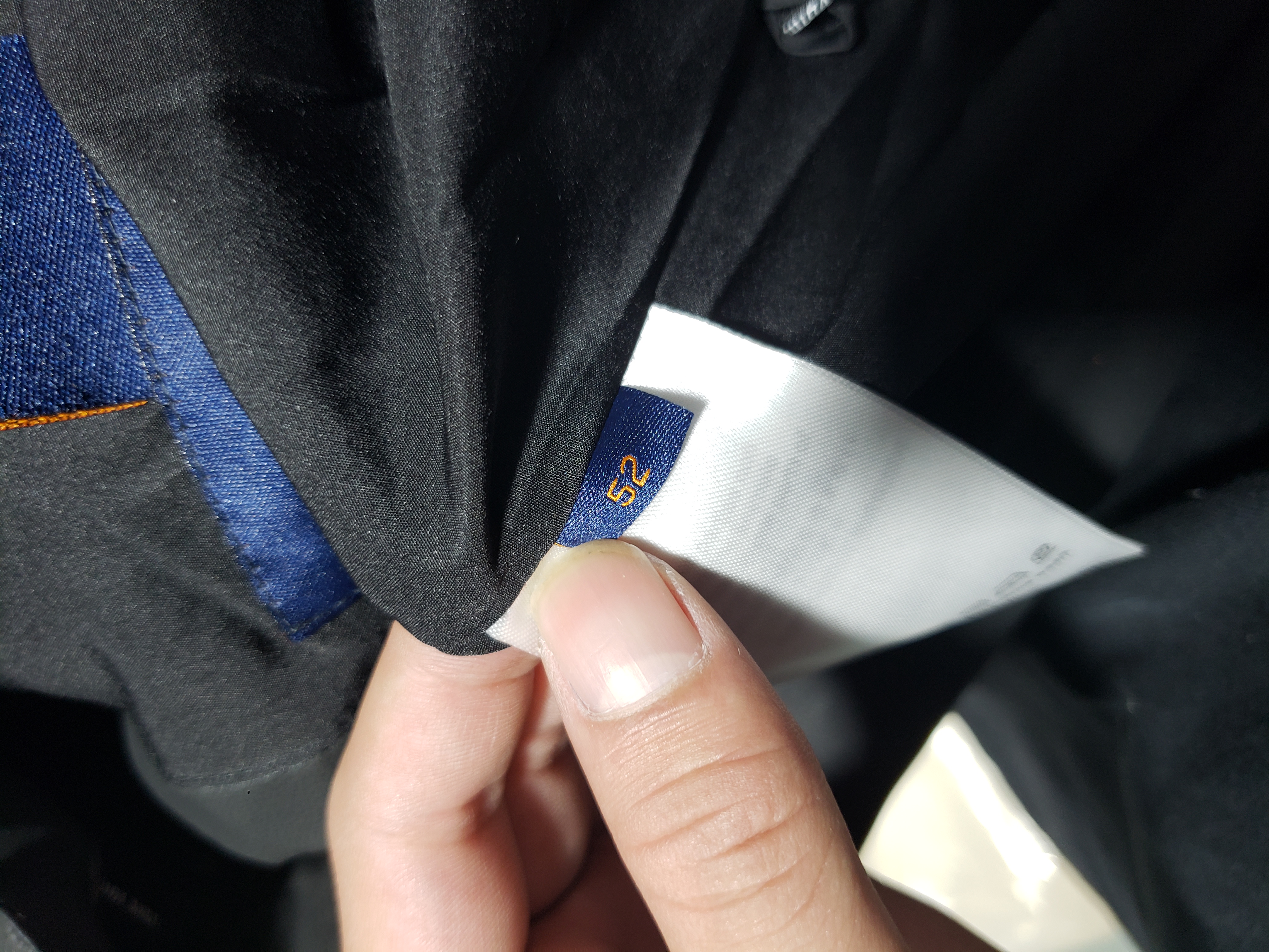 Louis Vuitton Embossed Zipper Down Jacket Black/ Withe