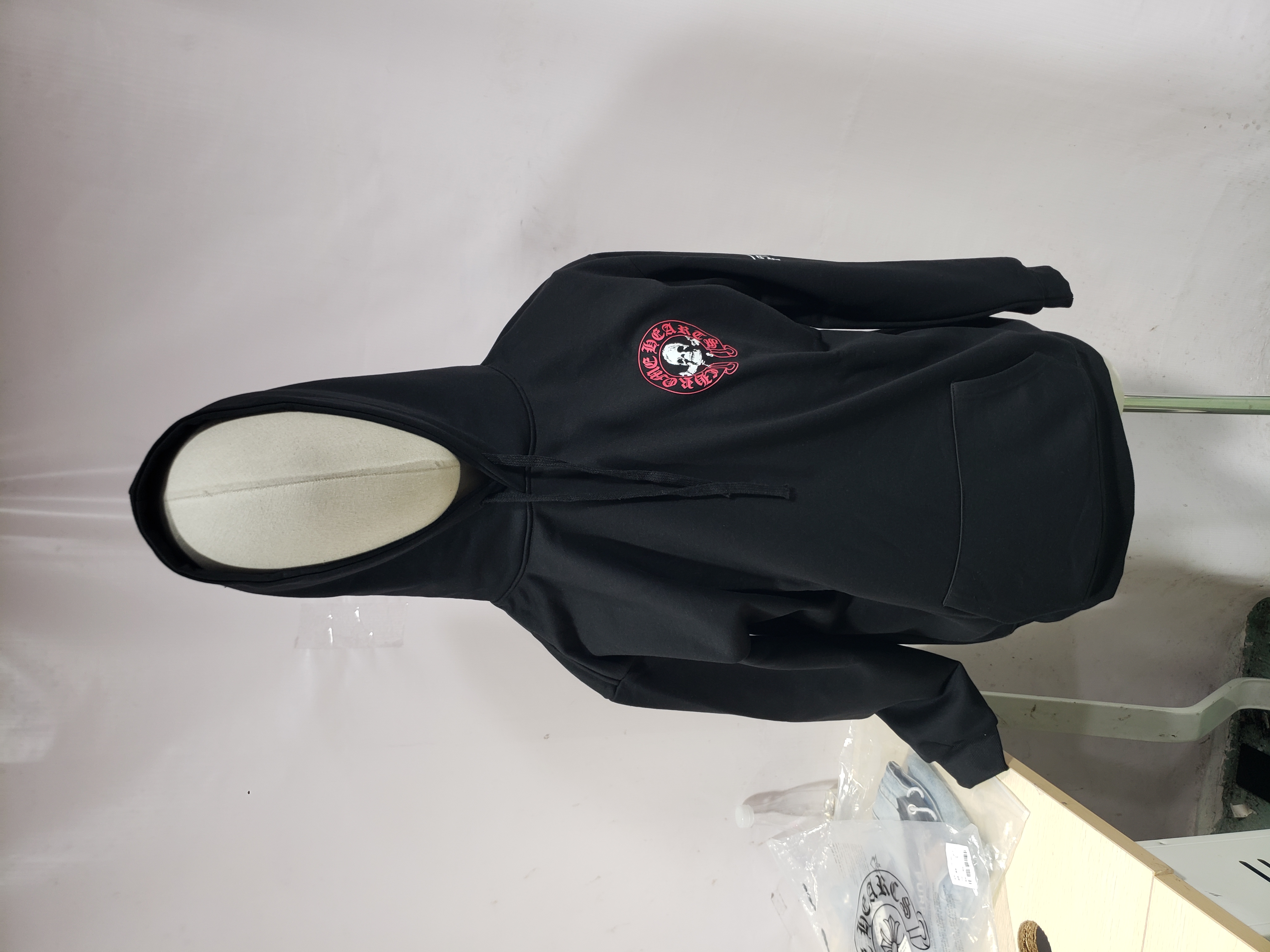CHROME HEART Hoodies Black,8981