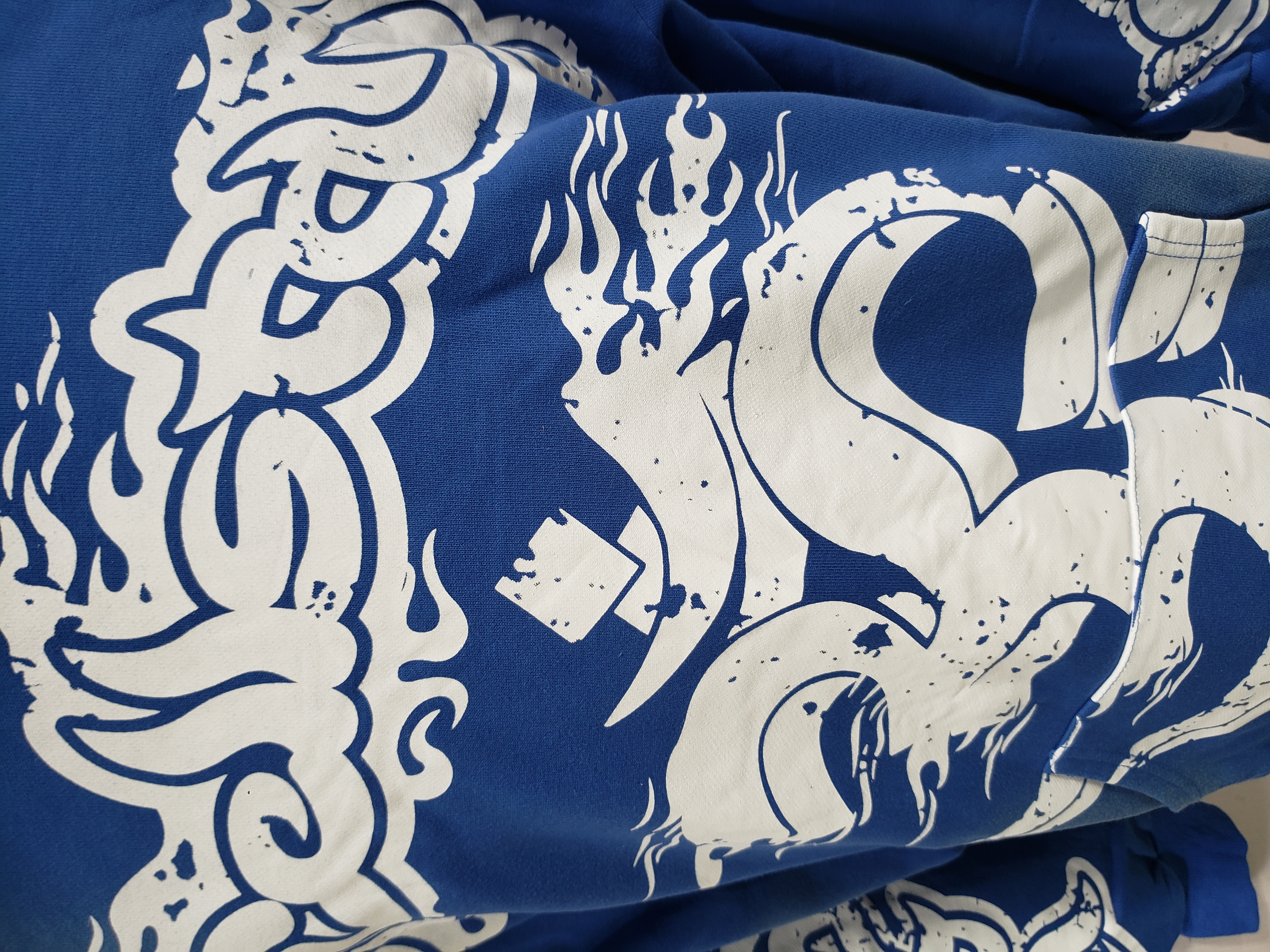 Hellstar Blue Hoodie Pullovers Casual