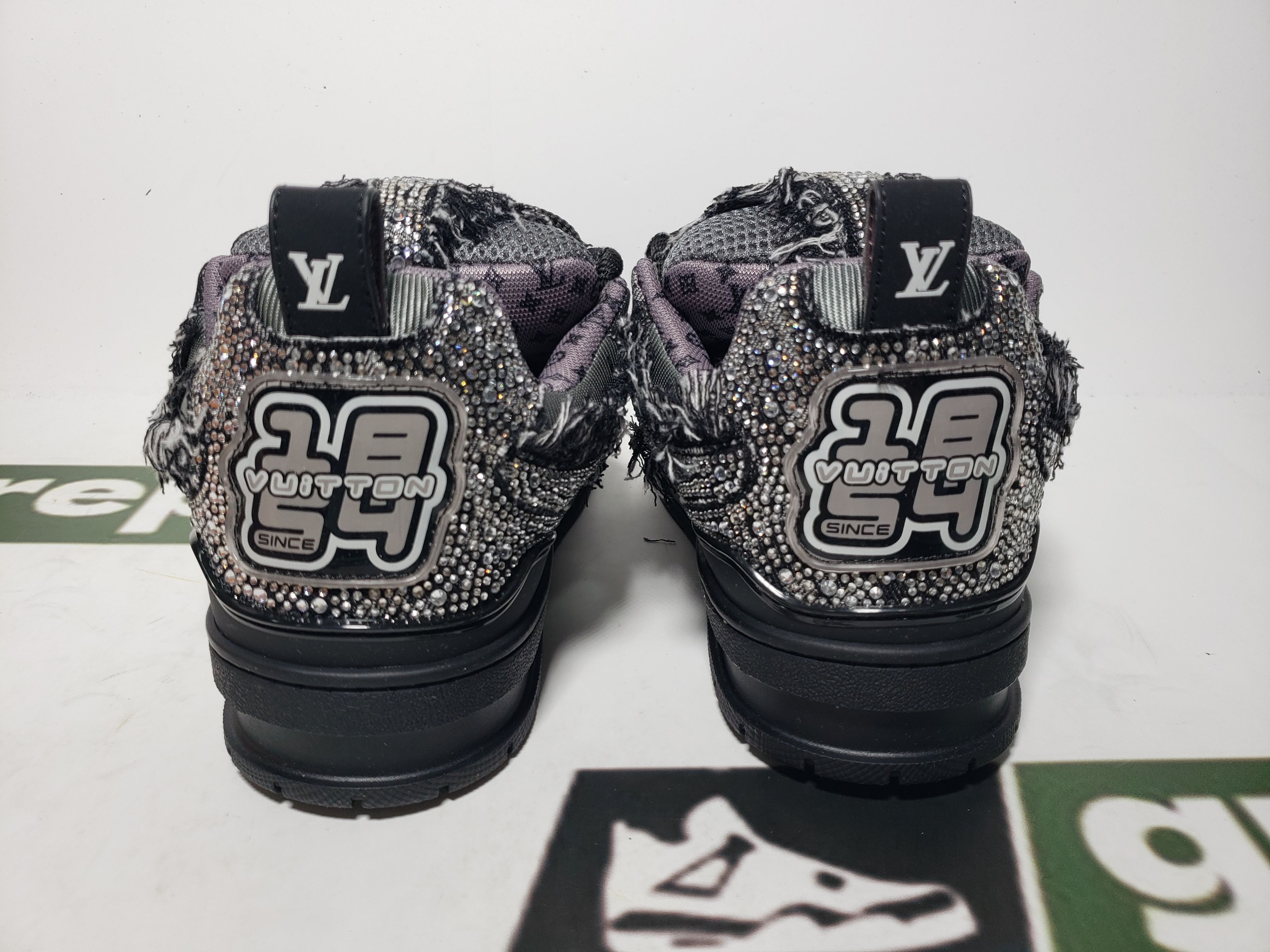 Louis Vuitton Skate Trainer Black Swarovski Monogran