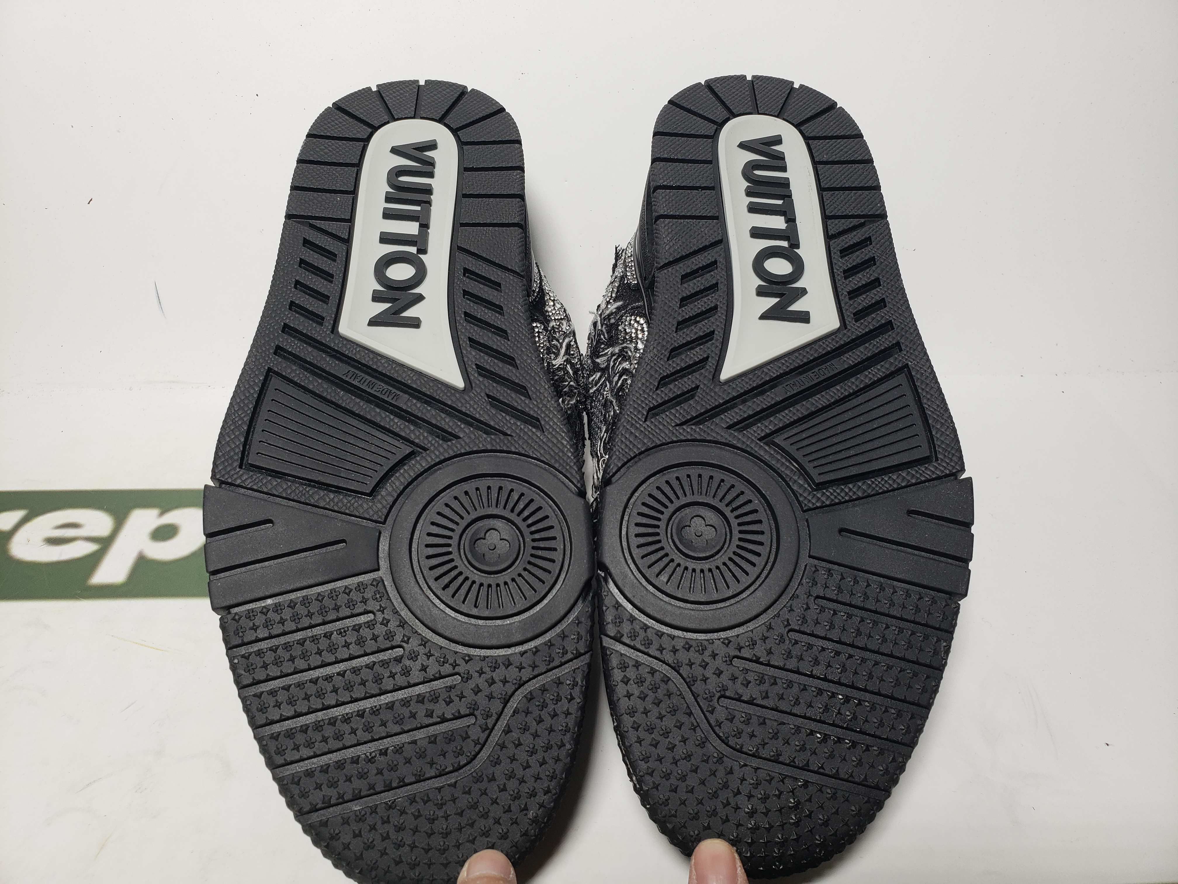 Louis Vuitton Skate Trainer Black Swarovski Monogran