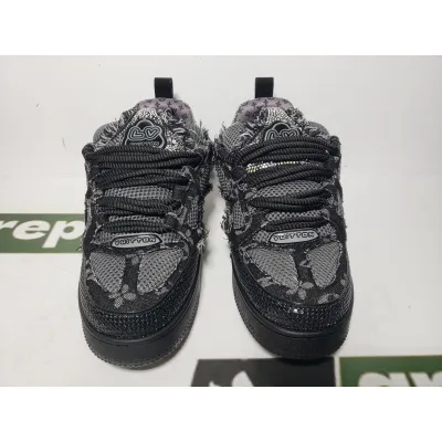 Louis Vuitton Skate Trainer Black Swarovski Monogran 02