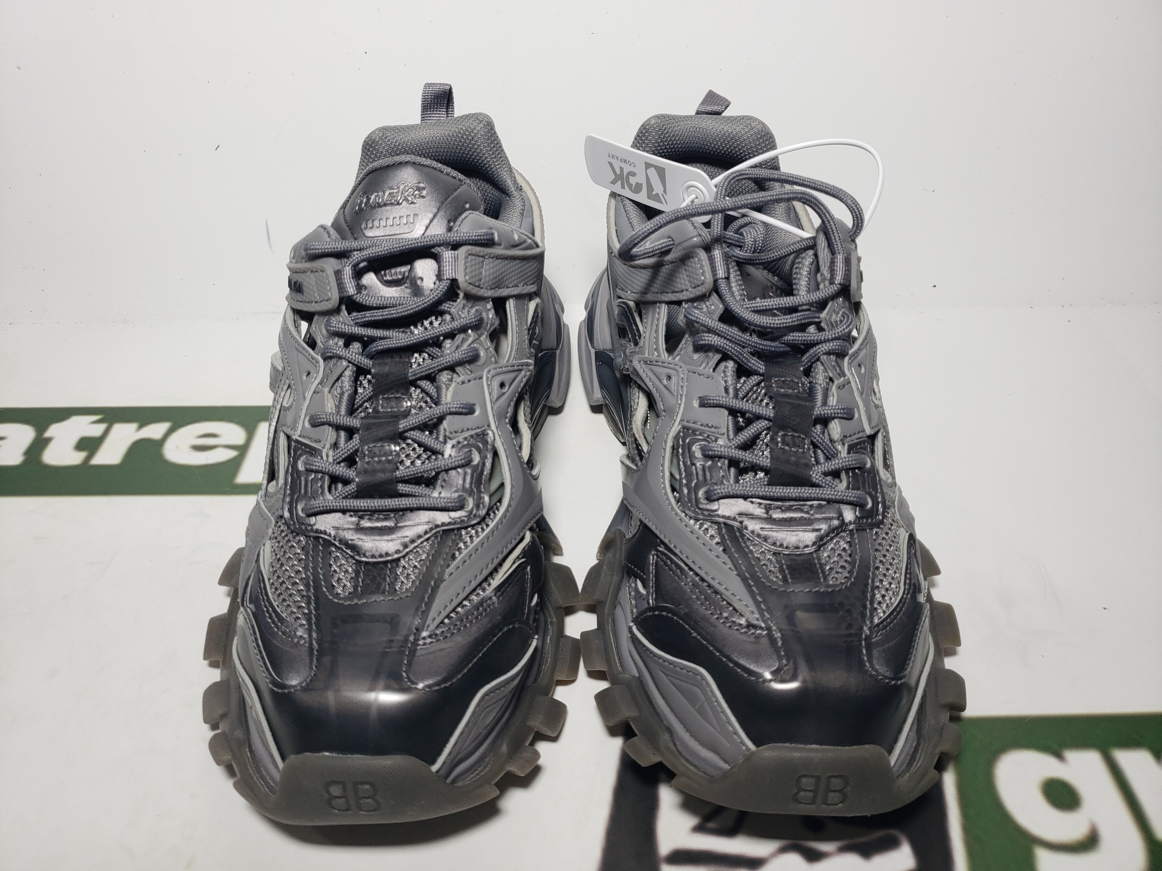 Replica Balenciaga Track 2 Sneaker Grey,668822 W3CT1 1800