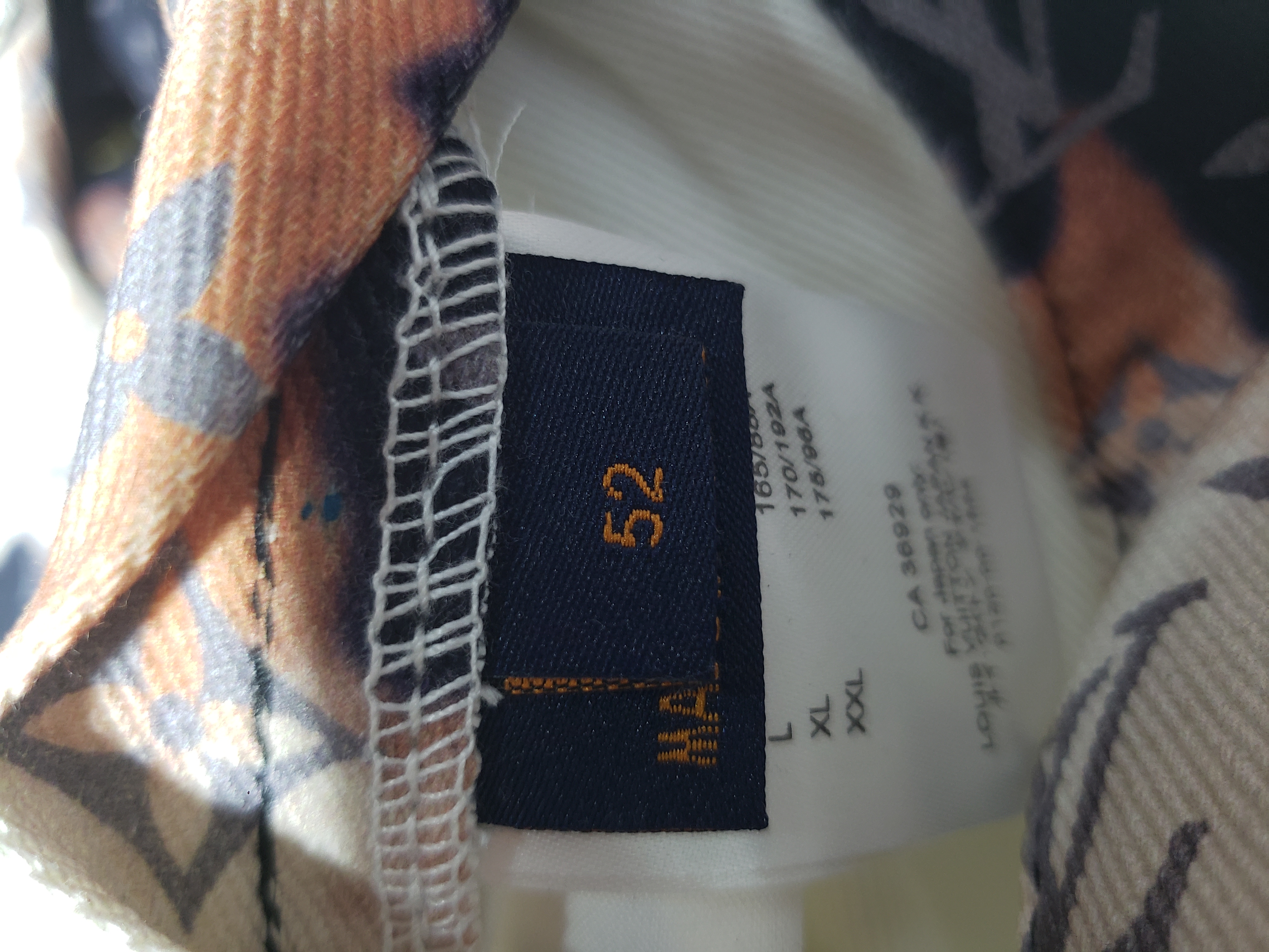 Louis Vuitton fire cloud mixed dye denim jacket