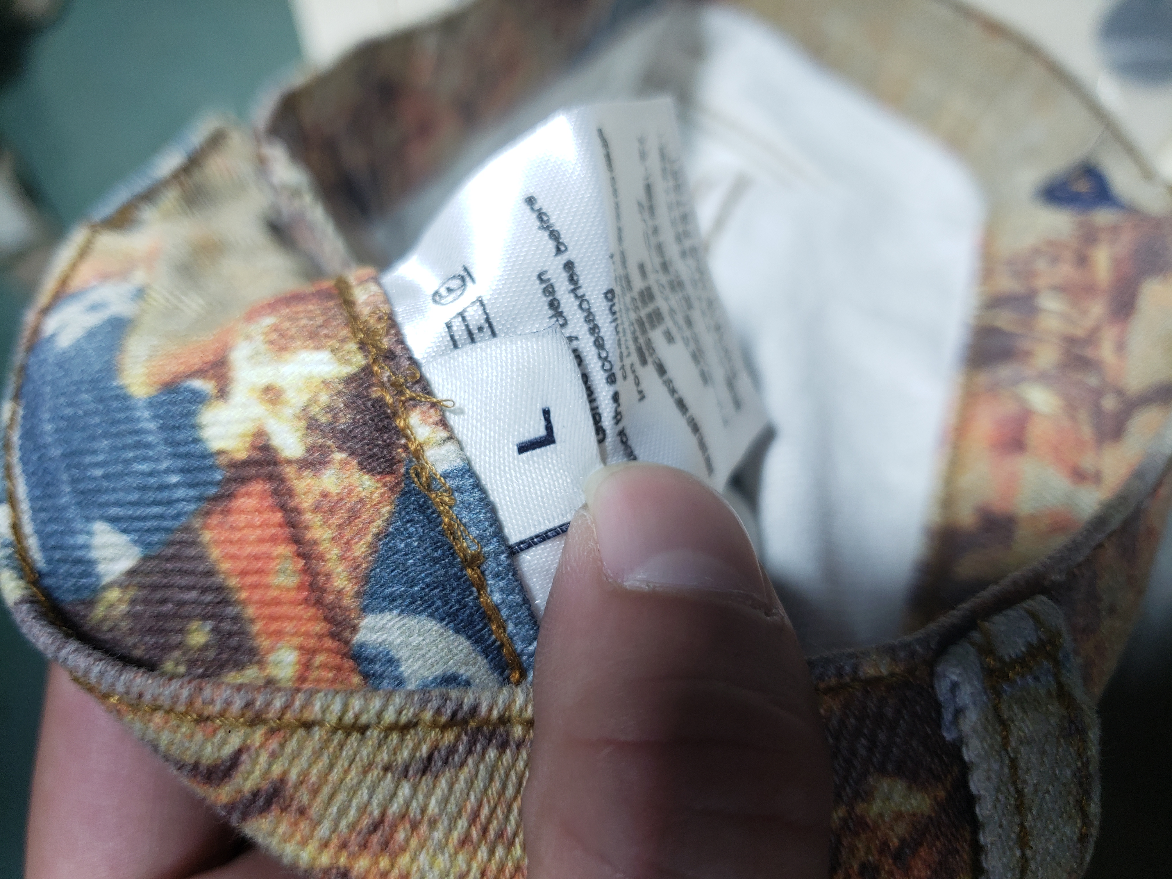 Louis Vuitton retro patchwork rose Jeans