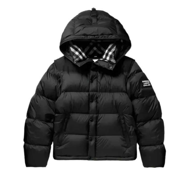 Burberry Hooded Puffer Jacket with Hood