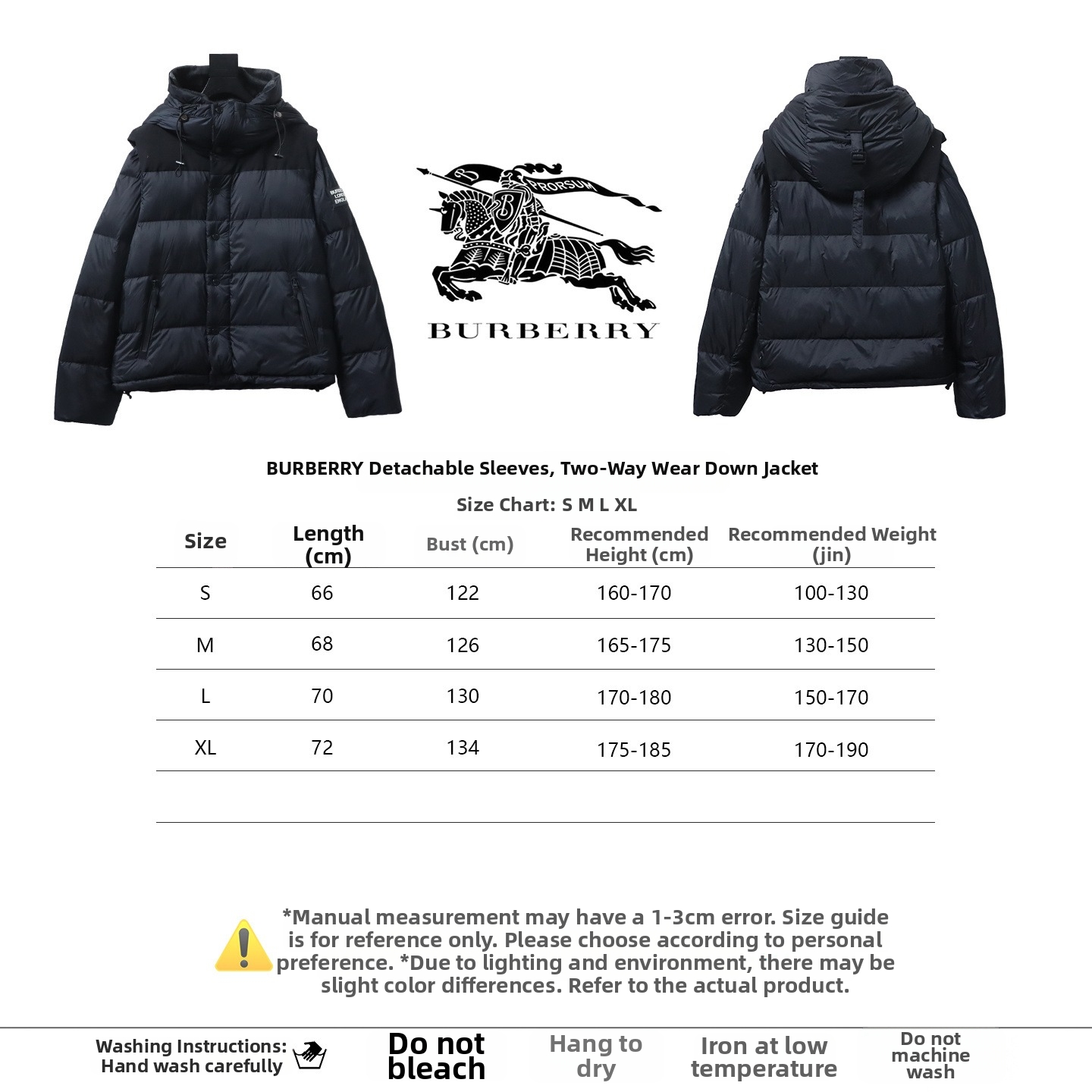 Burberry Hooded Puffer Jacket with Hood