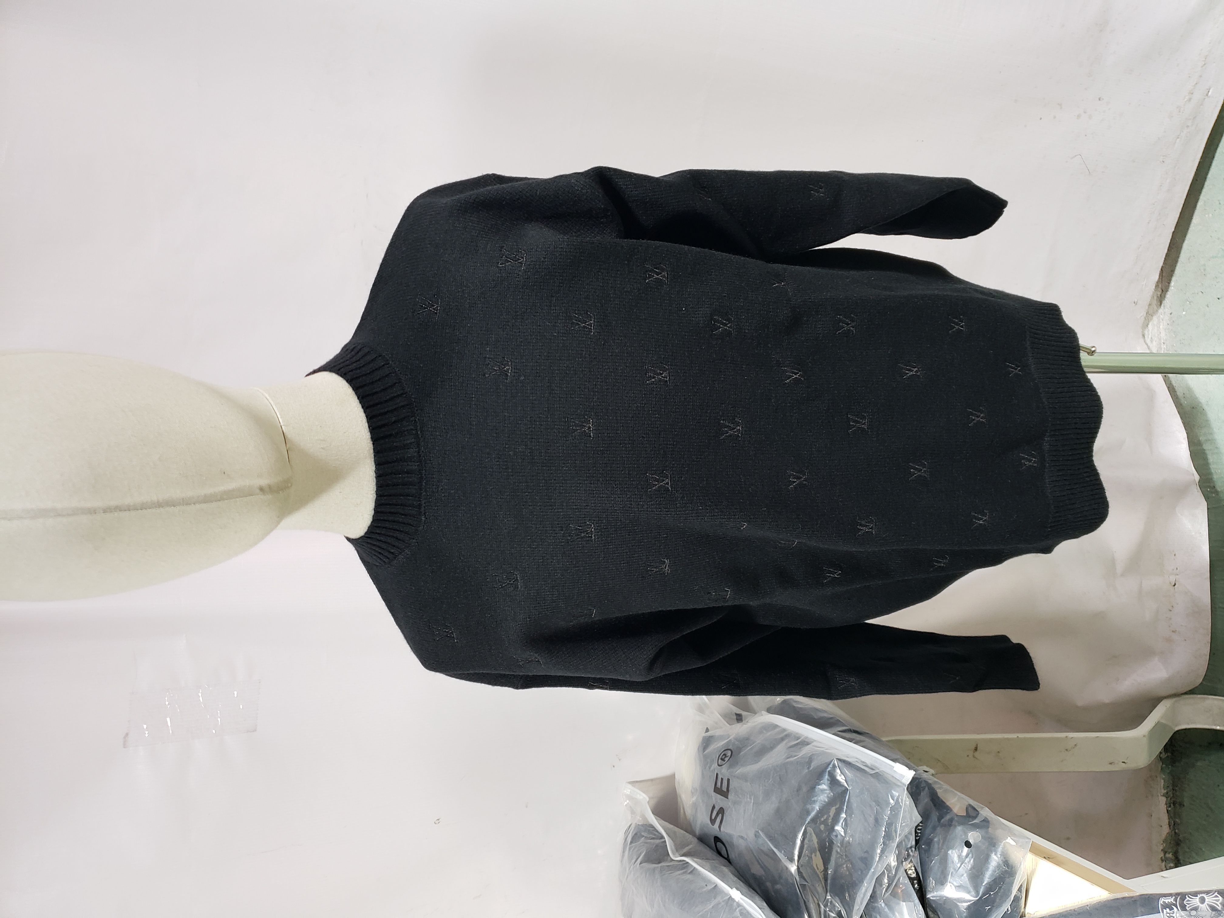 Louis Vuitton 24FW all over print embroidery sweater