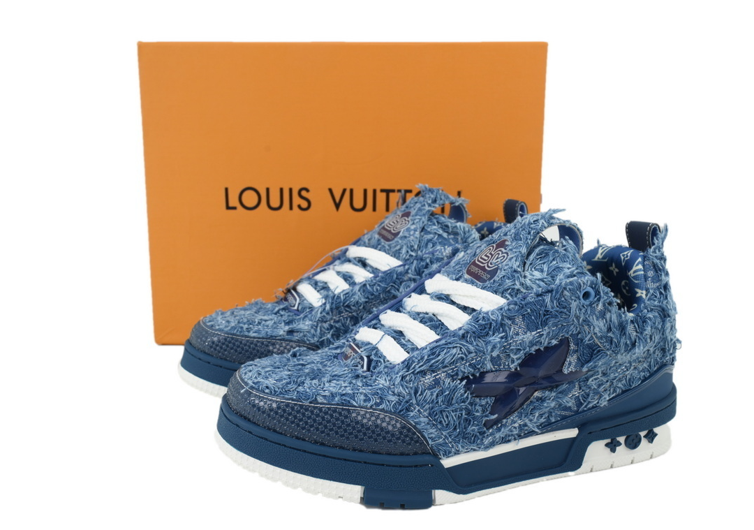 Replica LOUIS VUITTON Plum Blossom Diamond Blue