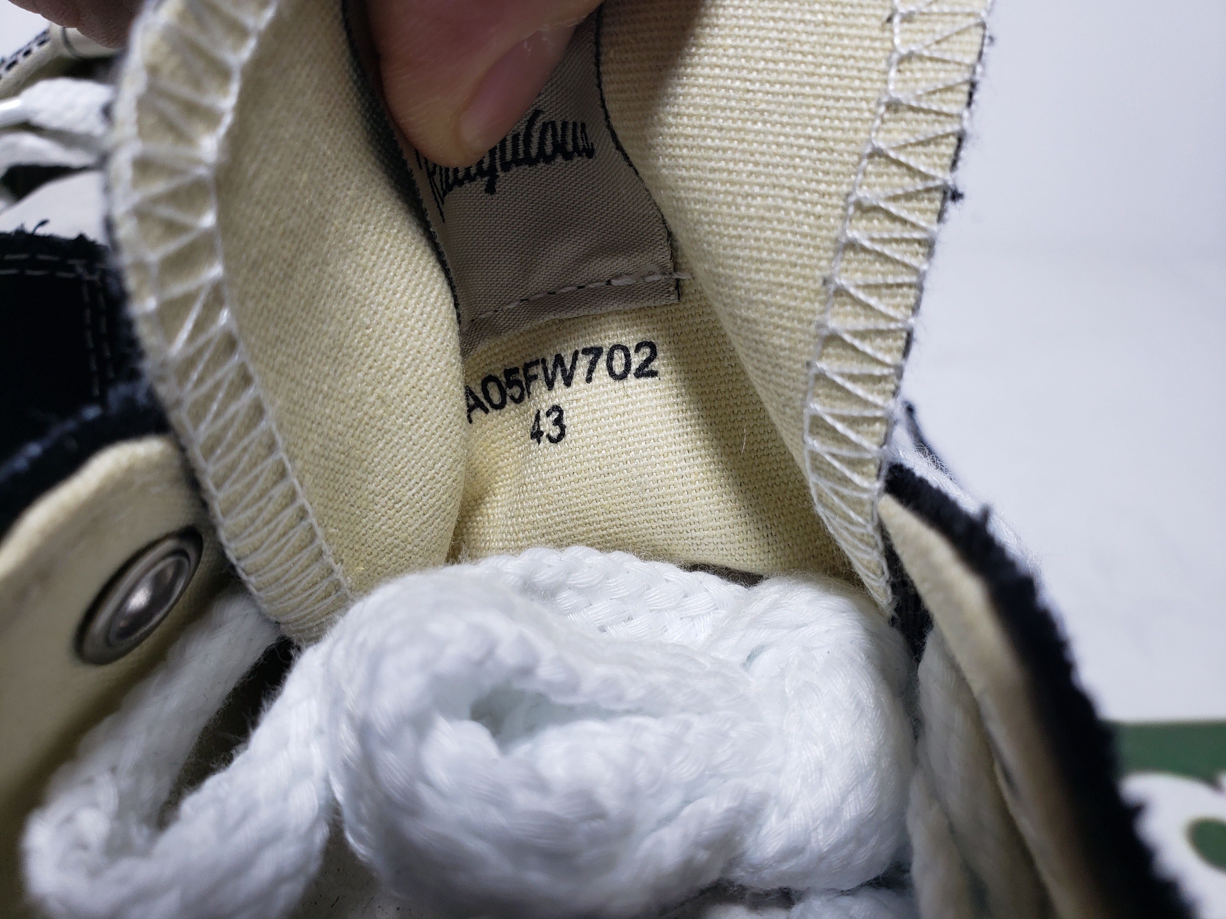 Maison Mihara Yasuhiro Hank OG Sole Canvas Low, No.777