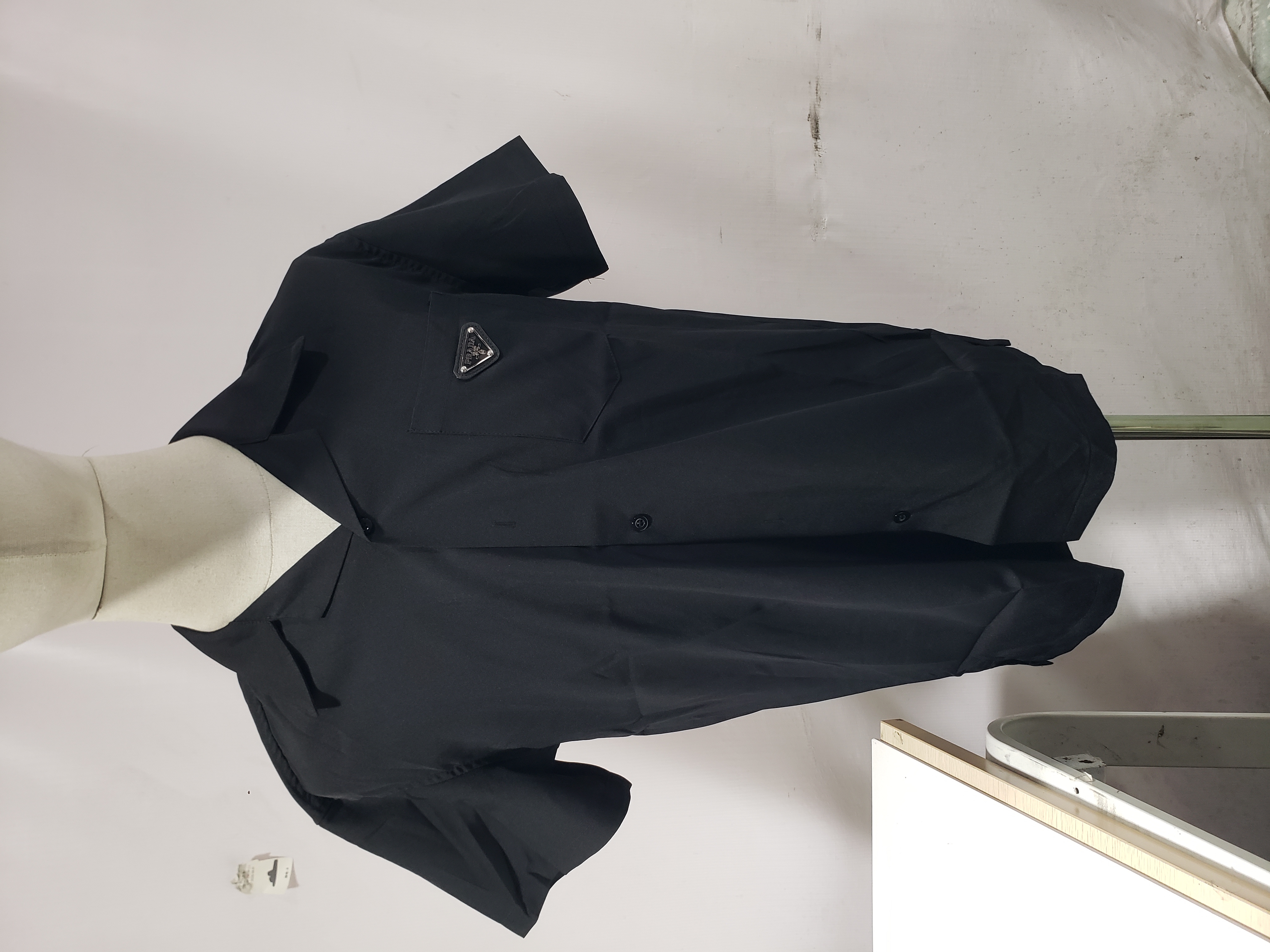 Prada workwear nylon short-sleeved shirt T-Shirts