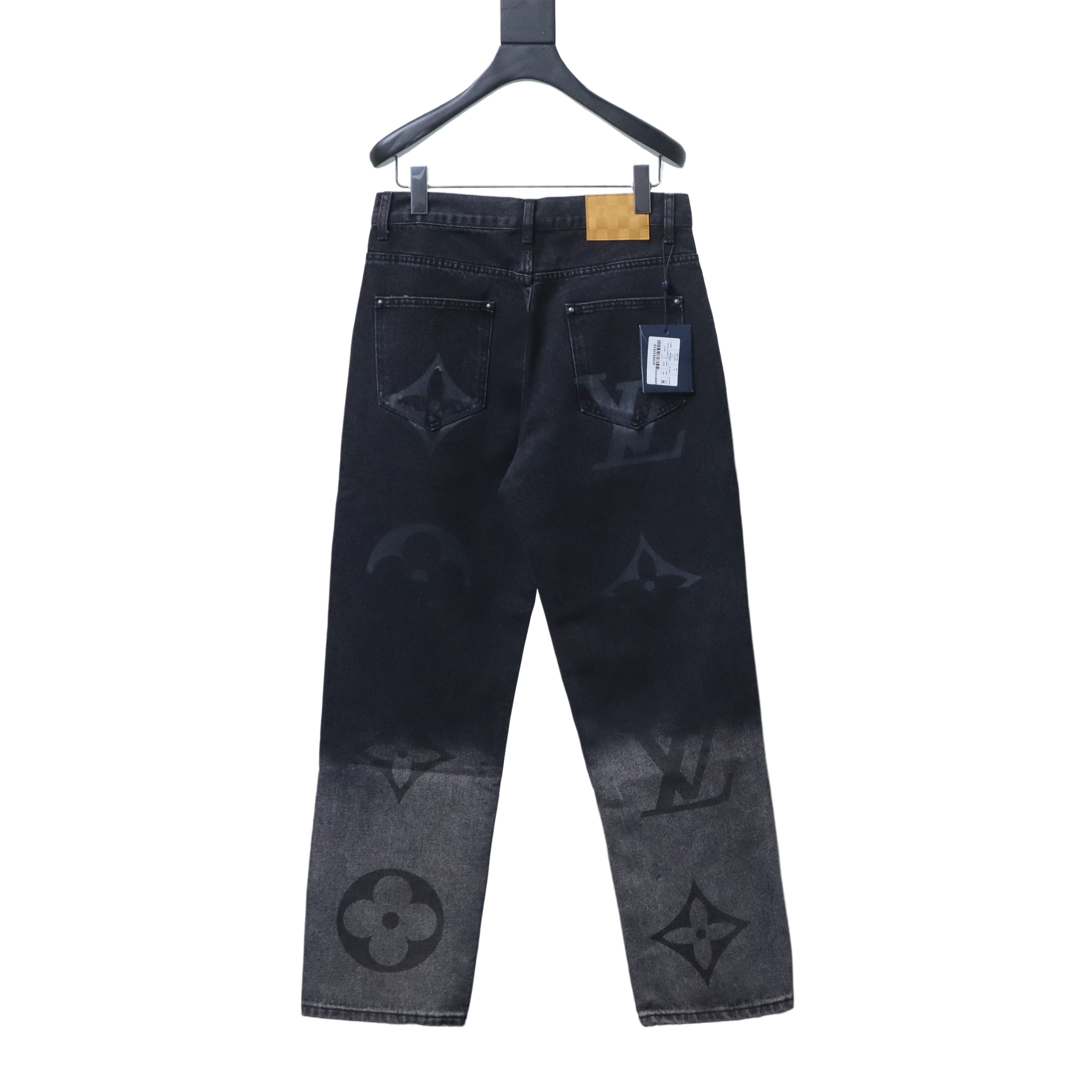 Louis Vuitton All-Over Logo Gradient Denim Jeans