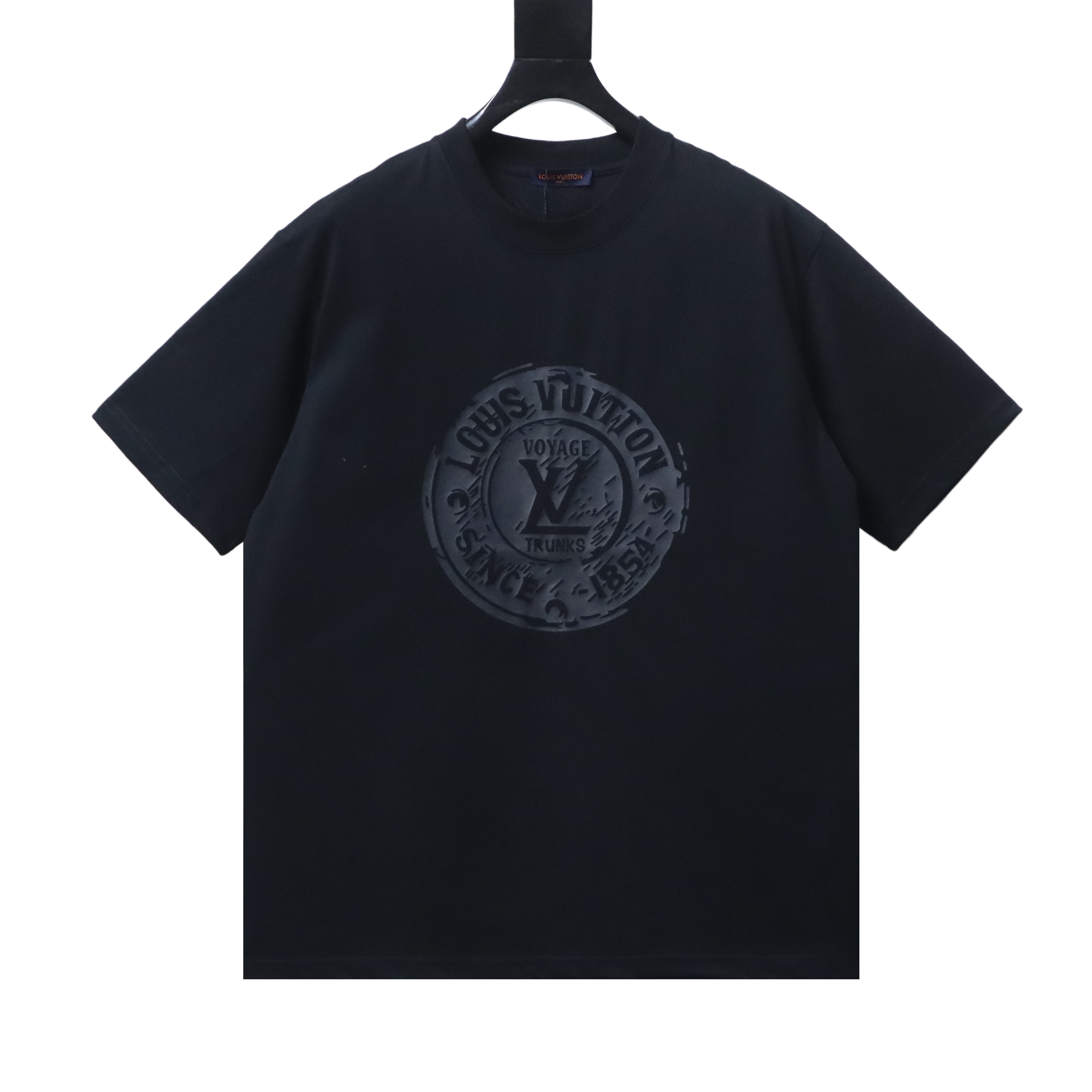 Louis Vuitton Nautical Collection Printed Short-Sleeve Crewneck T-Shirt Black