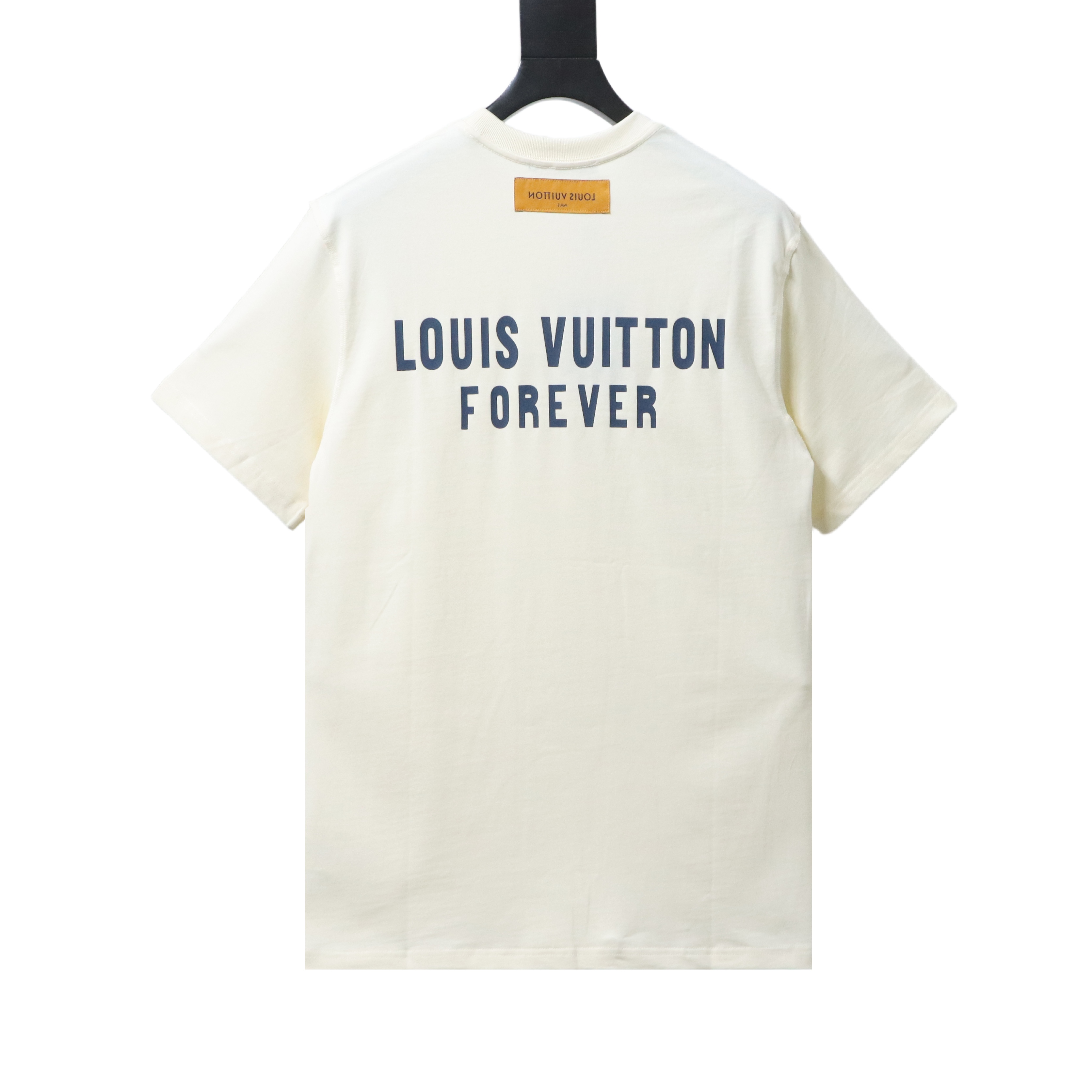 Louis Vuitton Short-Sleeve T-Shirt with Inverted Logo and Pocket Letter Print
