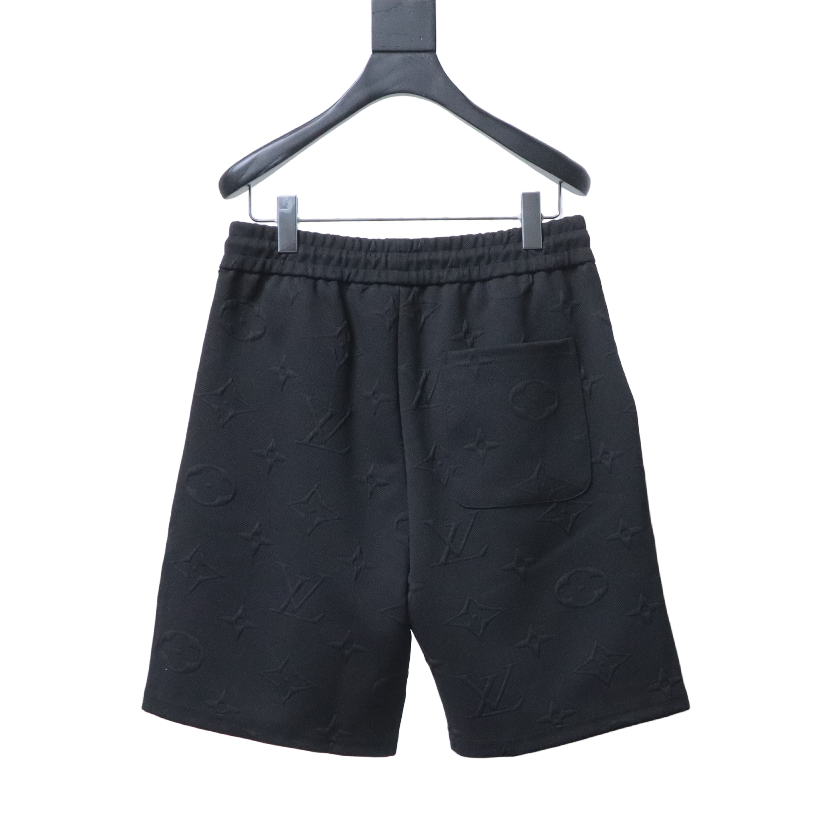 LOUIS VUITTON LV 26SS All-over Jacquard Logo Short Pants Black