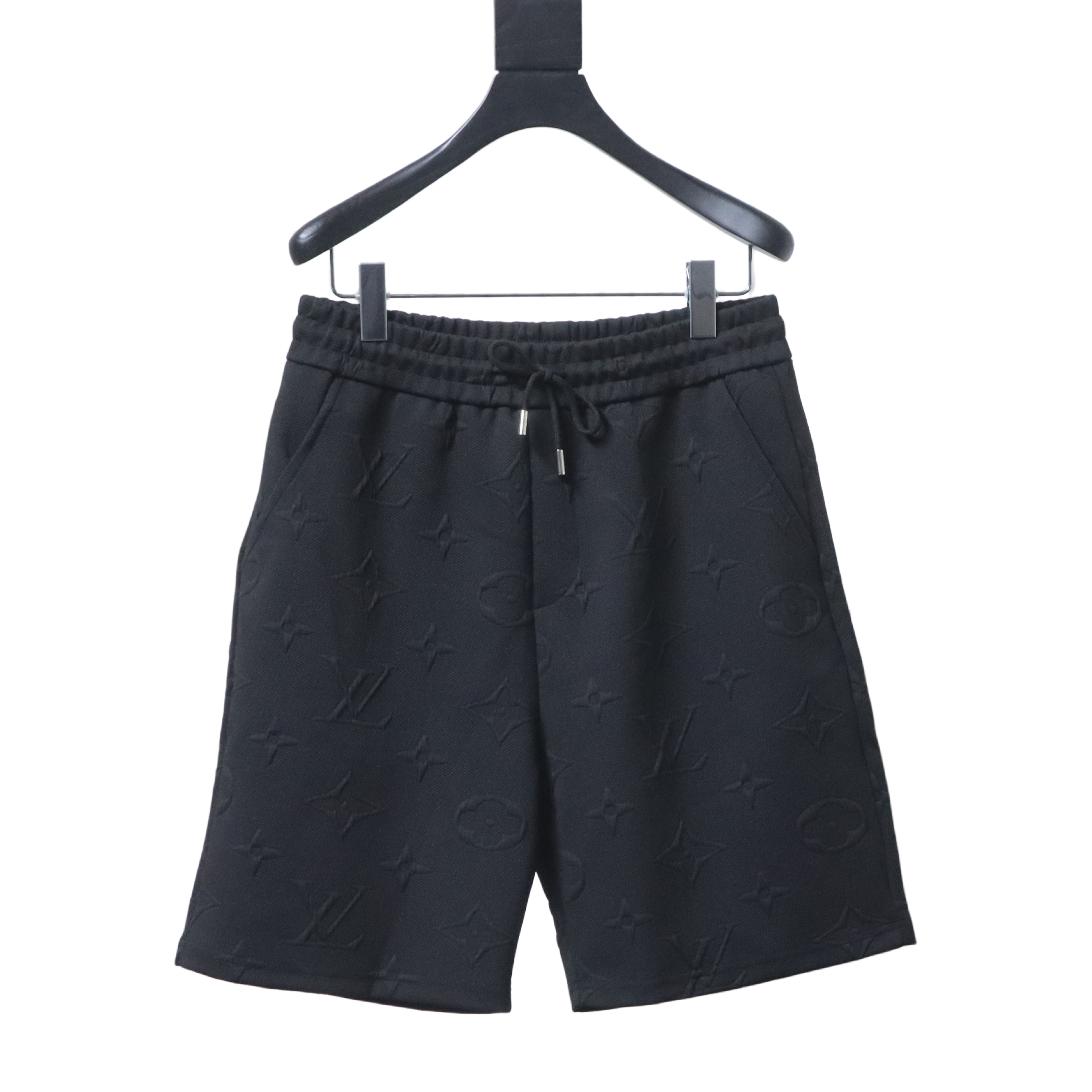 LOUIS VUITTON LV 26SS All-over Jacquard Logo Short Pants Black