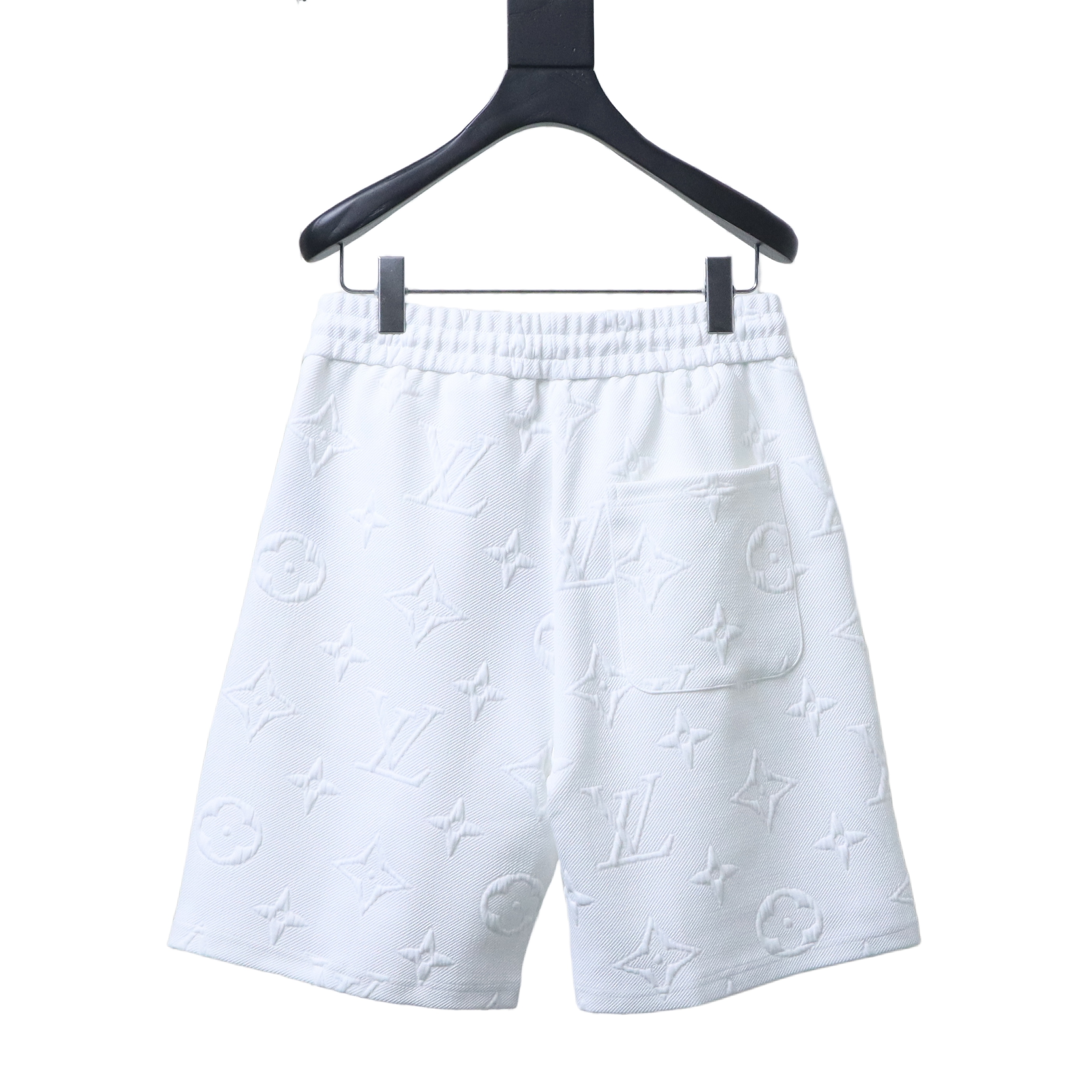LOUIS VUITTON LV 26SS All-over Jacquard Logo Short Pants White
