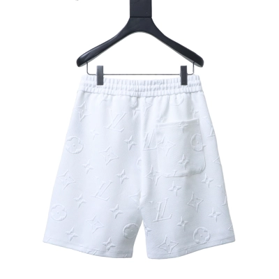 LOUIS VUITTON LV 26SS All-over Jacquard Logo Short Pants White 02