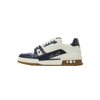 Replica Louis Vuitton Sneakers Blue White 01