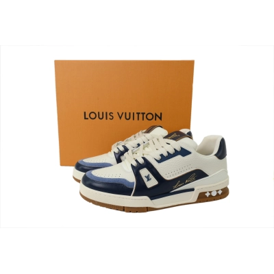 Replica Louis Vuitton Sneakers Blue White 02