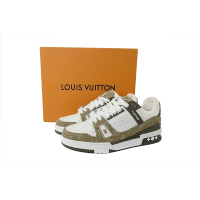 Replica Louis Vuitton Sneakers Green 02