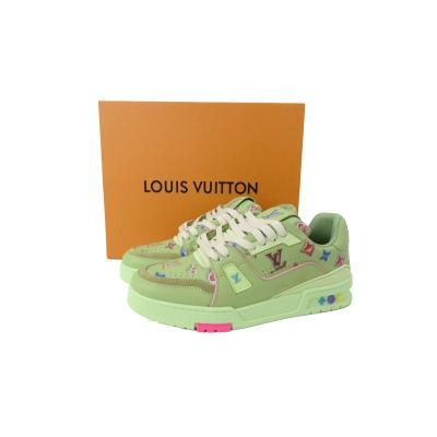 Replica Louis Vuitton Sneakers Green Donut 02