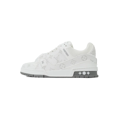 Replica Louis Vuitton Sneakers White Gray 01