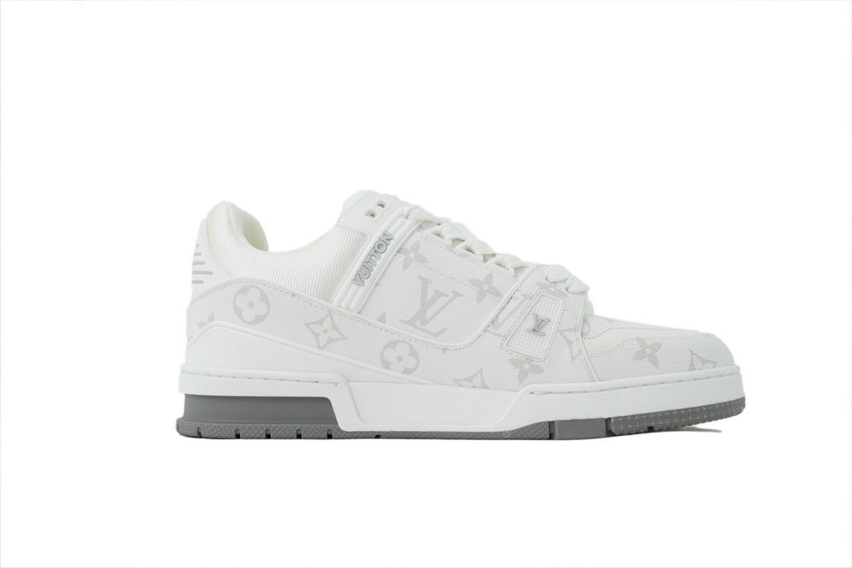 Replica Louis Vuitton Sneakers White Gray