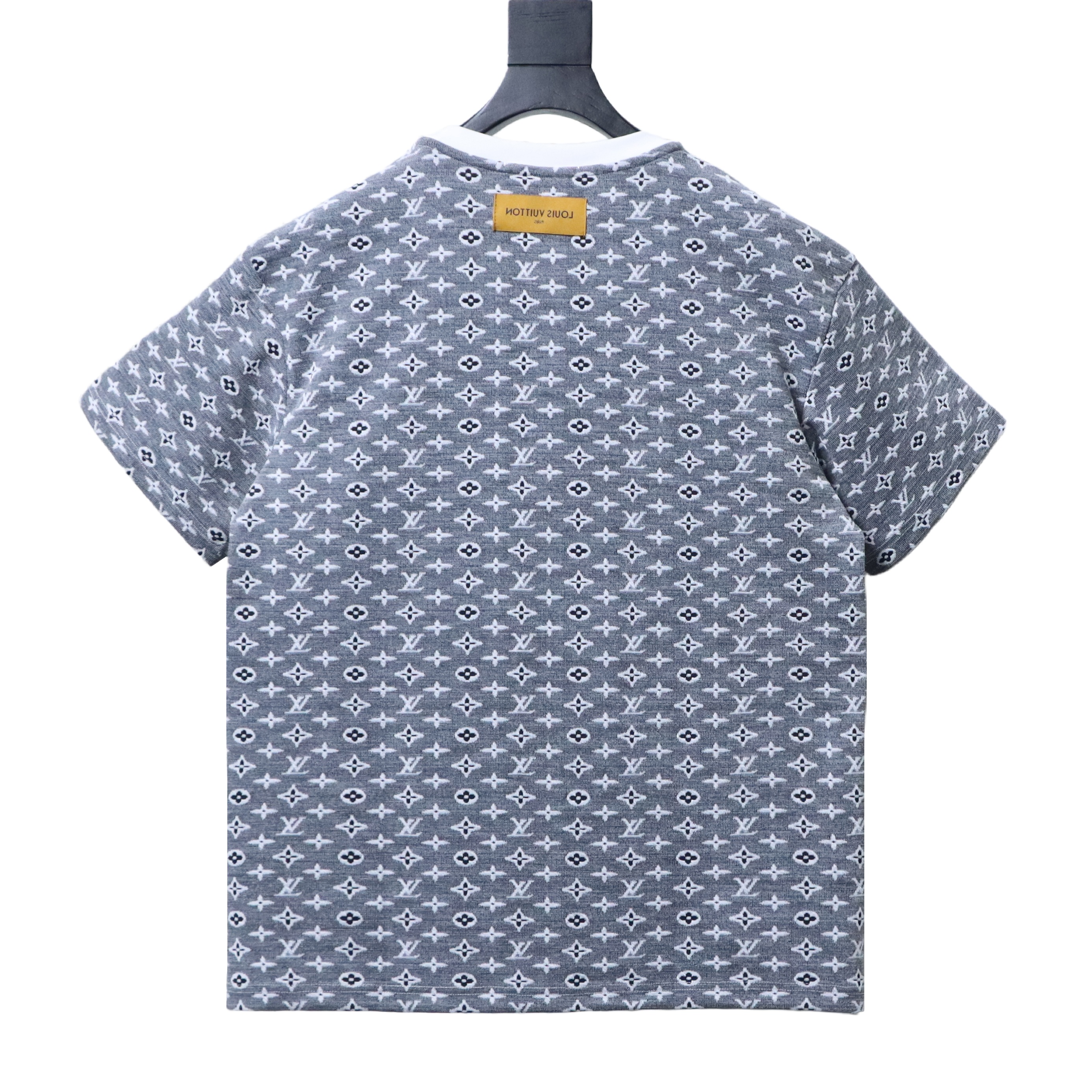 Louis Vuitton/LV 26ss All-over monogram jacquard short-sleeved shirt 1