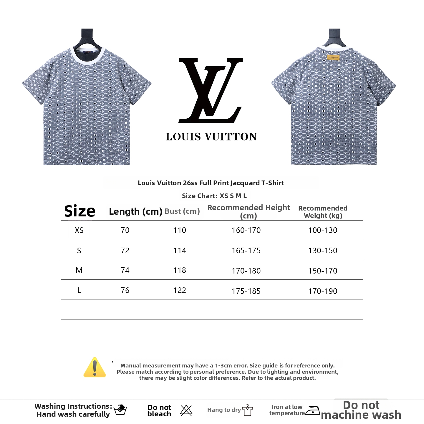 Louis Vuitton/LV 26ss All-over monogram jacquard short-sleeved shirt 2