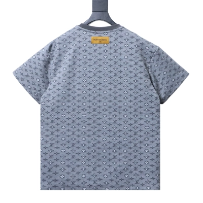 Louis Vuitton/LV 26ss All-over monogram jacquard short-sleeved shirt 2 02