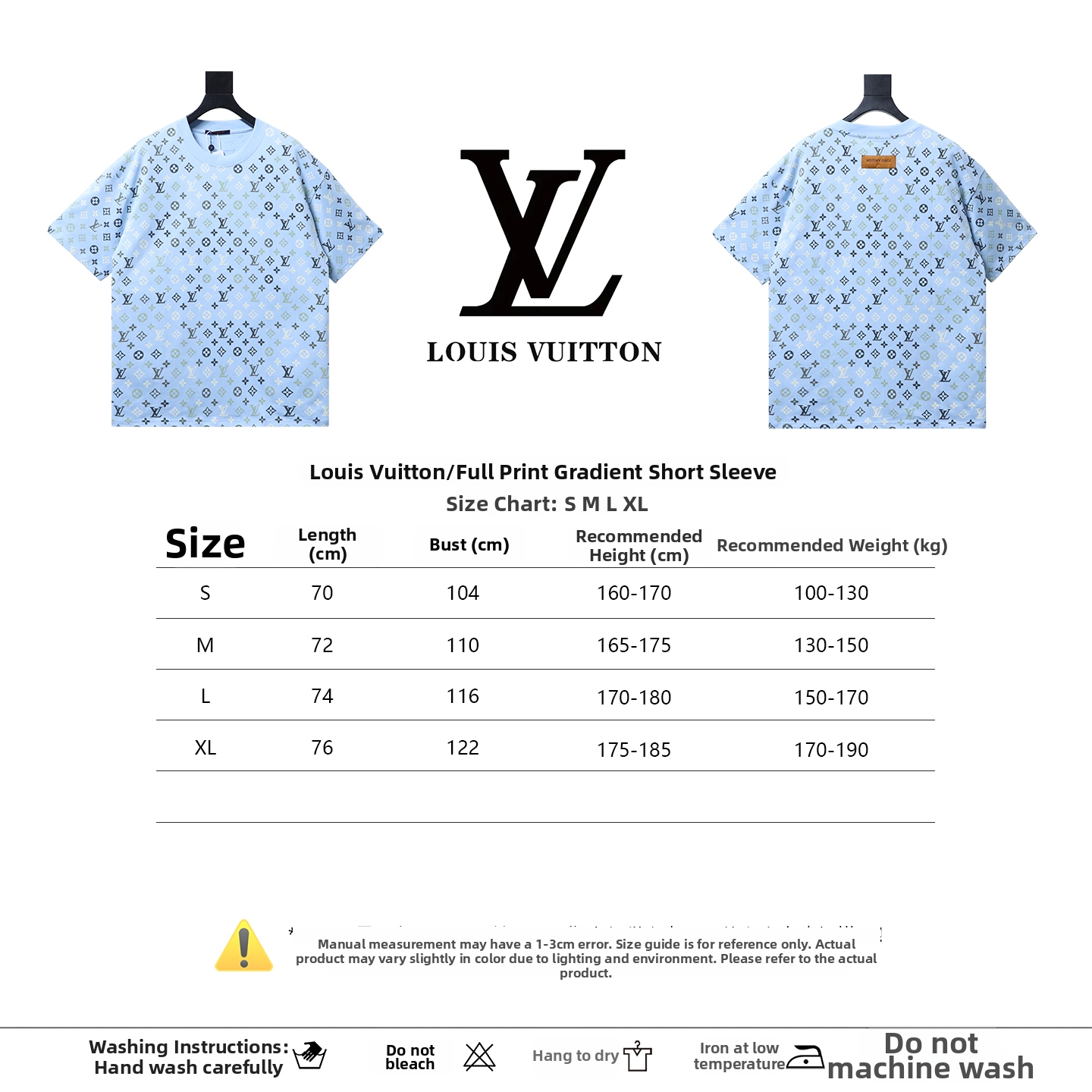 Louis Vuitton (LV) Monogram Gradient Short-Sleeve Shirt