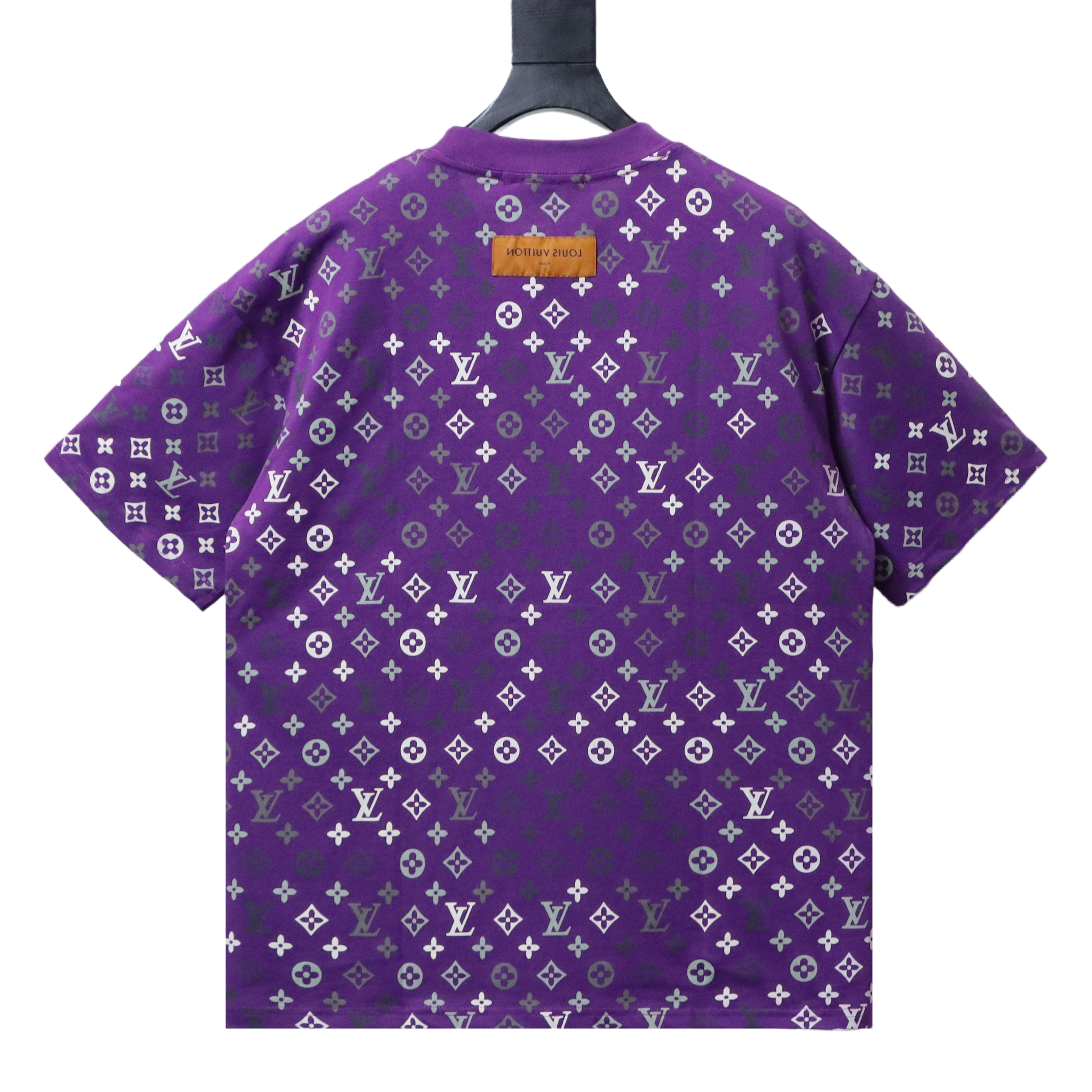 Louis Vuitton (LV) Monogram Gradient Short-Sleeve Shirt Purple