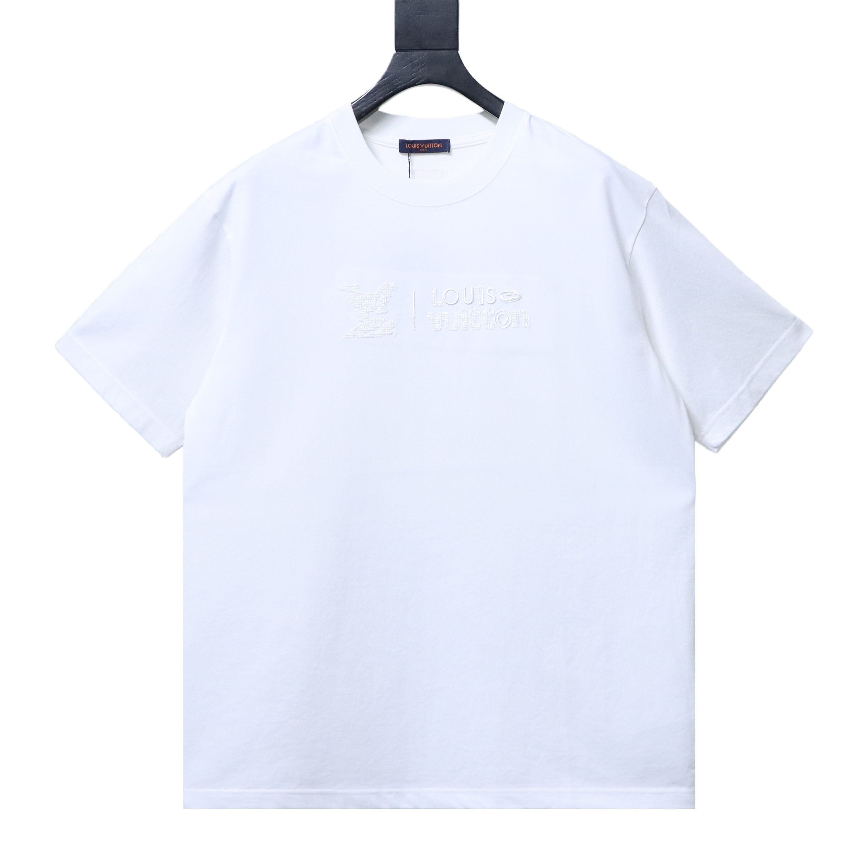 LOUIS VUITTON/LV 26SS Short-Sleeve T-Shirt with Large Tatami Logo Embroidery on the Back