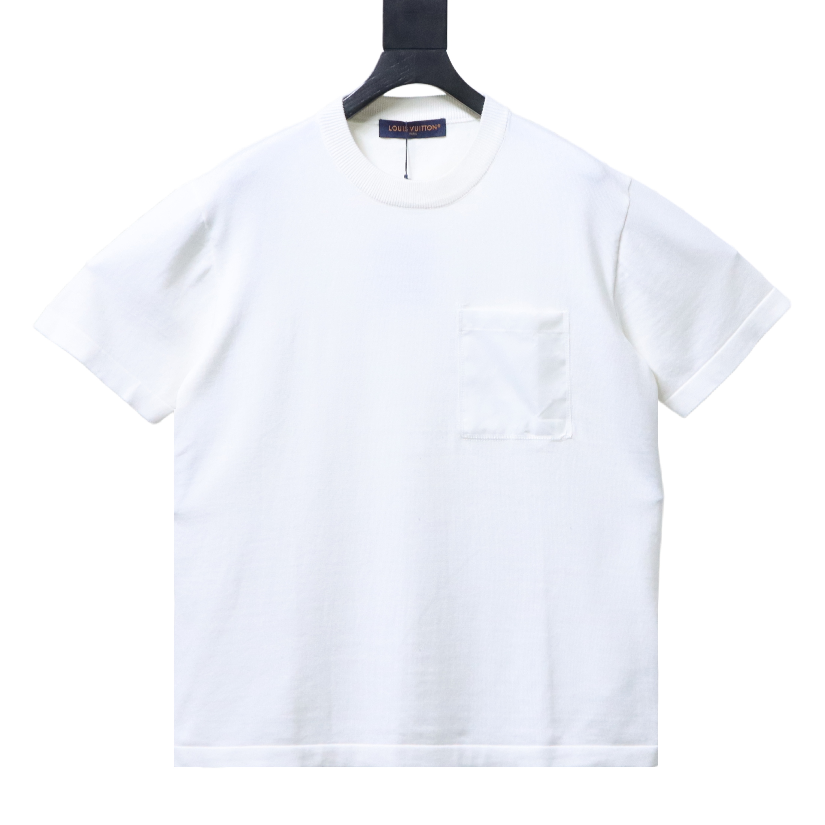 Louis Vuitton Monogram Nylon Patch-Pocket Knit Short-Sleeve Top